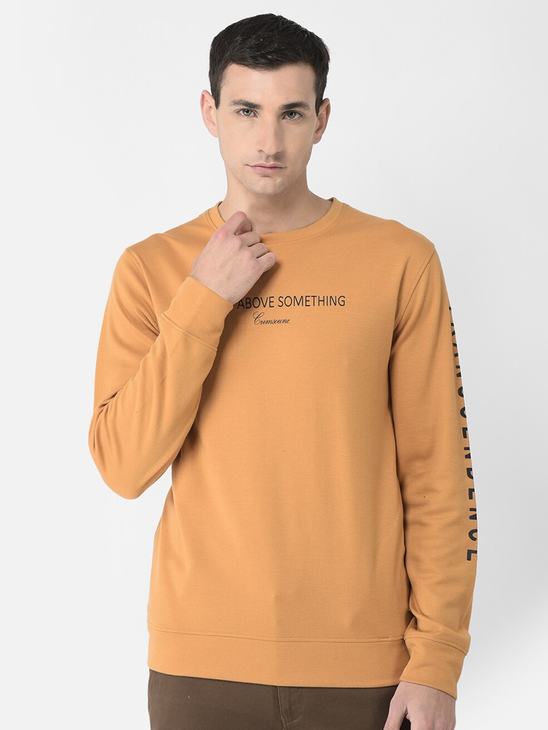

Crimsoune Club Men Sweatshirt, Mustard