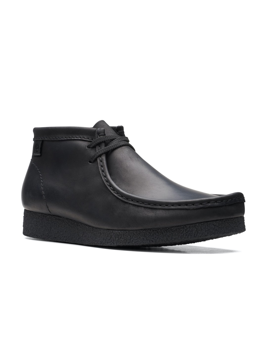 

Clarks Men Mid-Top Leather Lightweight Sneakers, Black
