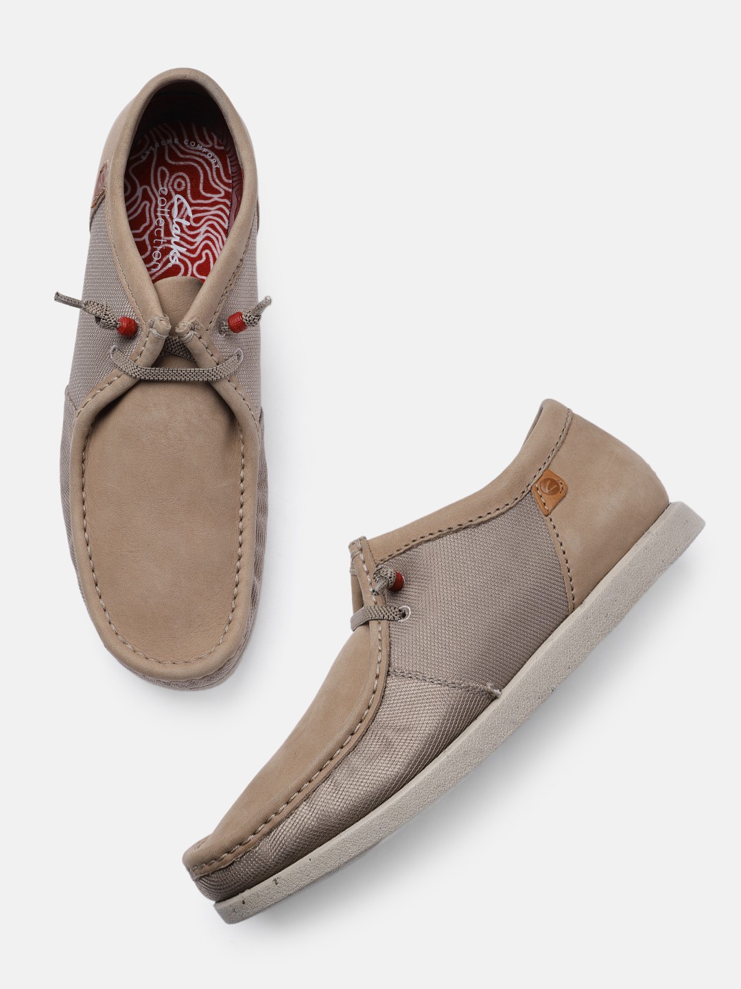 

Clarks Men Colourblocked Lightweight Sneakers, Brown