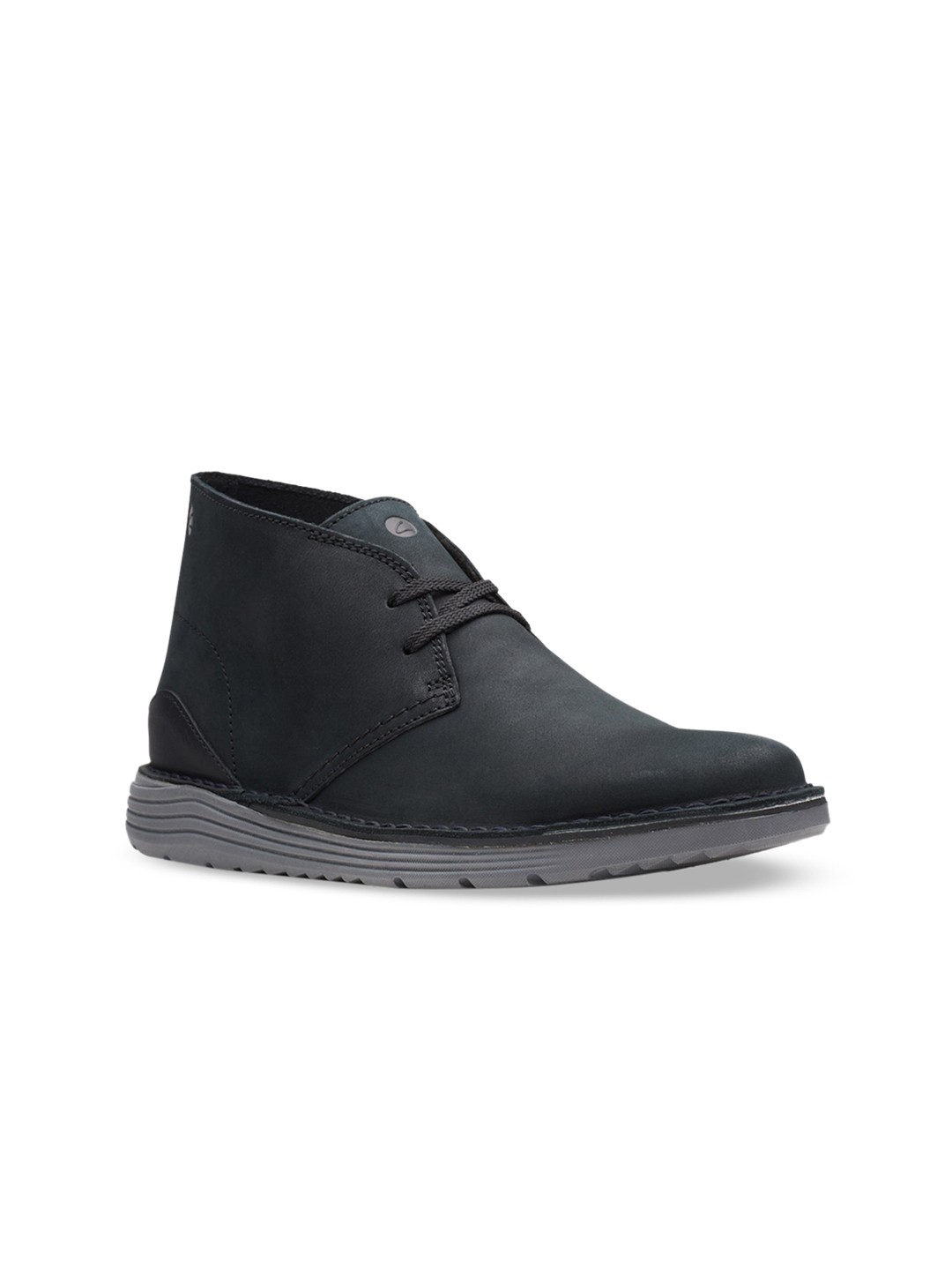 

Clarks Men Nubuck High-Top Lightweight Sneakers, Black
