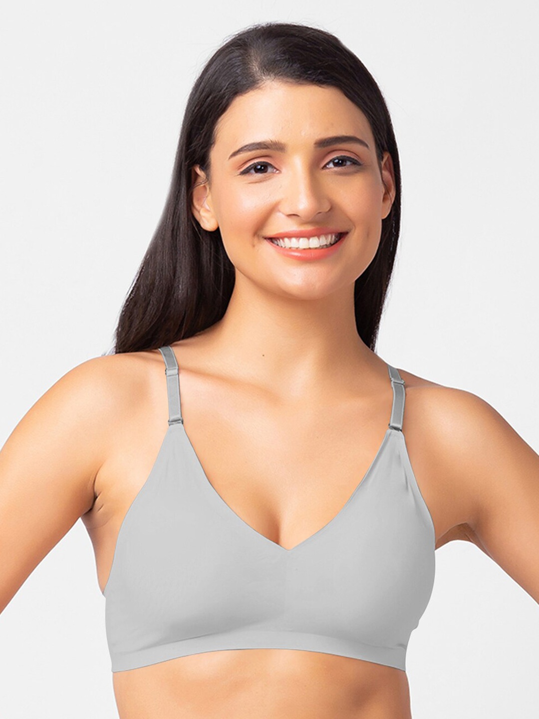 

FashionRack Anti Microbial Everyday Bra, Grey