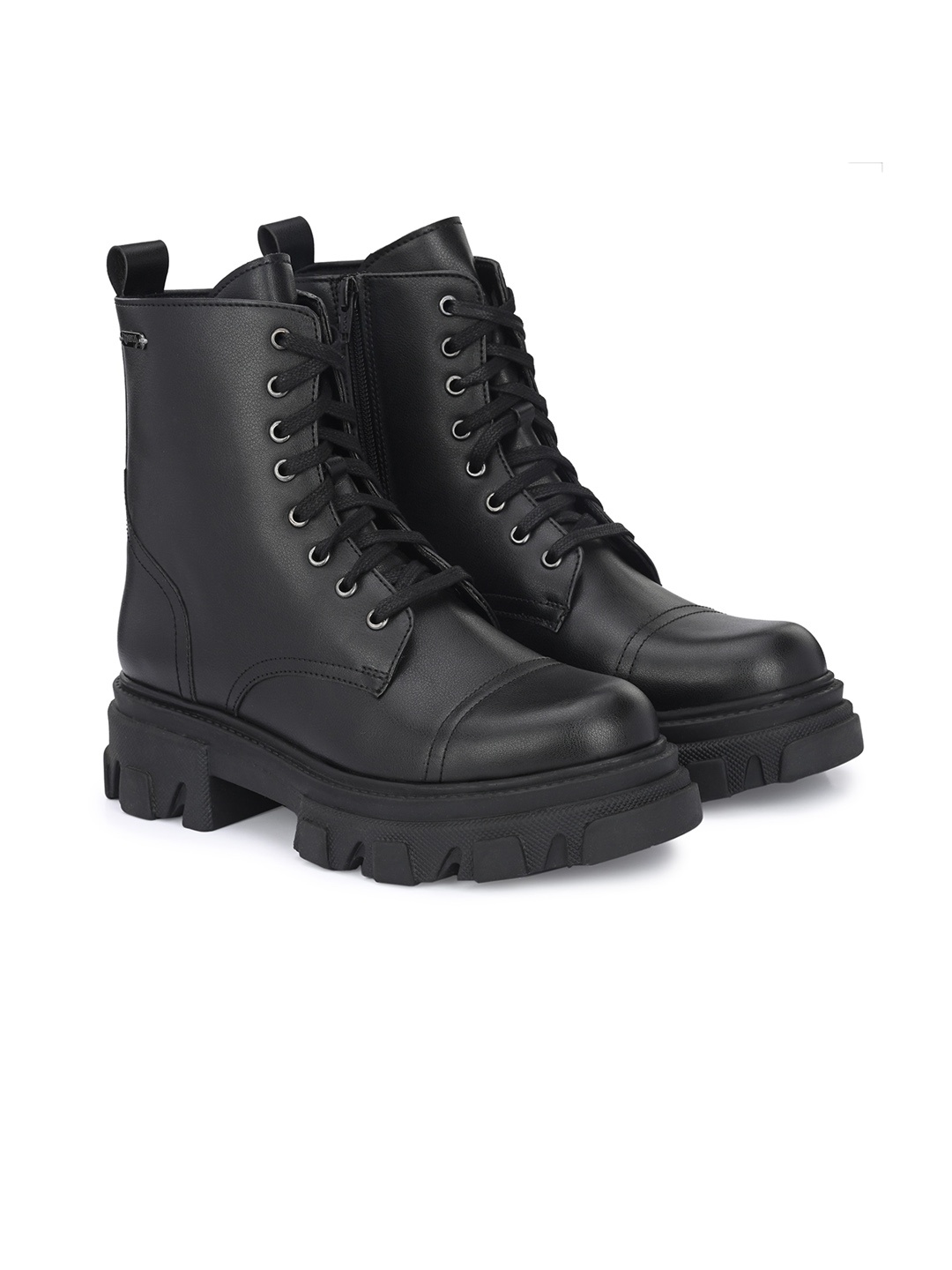 

Delize Men Mid-Top Biker Boots, Black