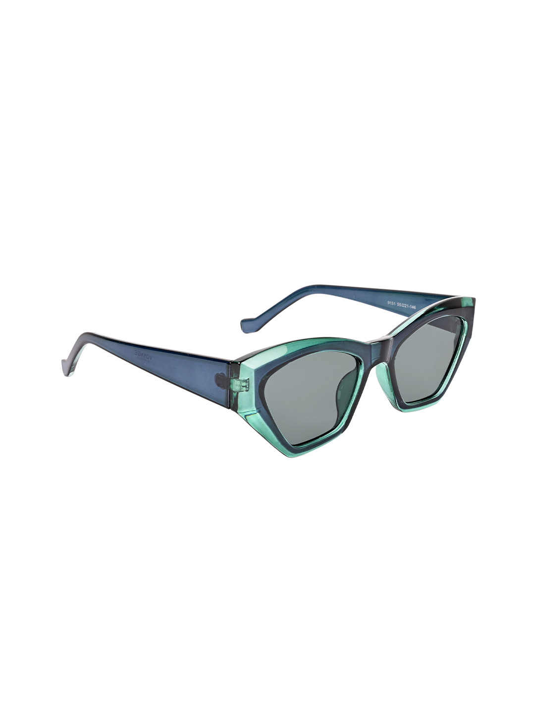 

Voyage Women Cateye Sunglasses with UV Protected Lens- 9151MG3640ZZ, Sea green