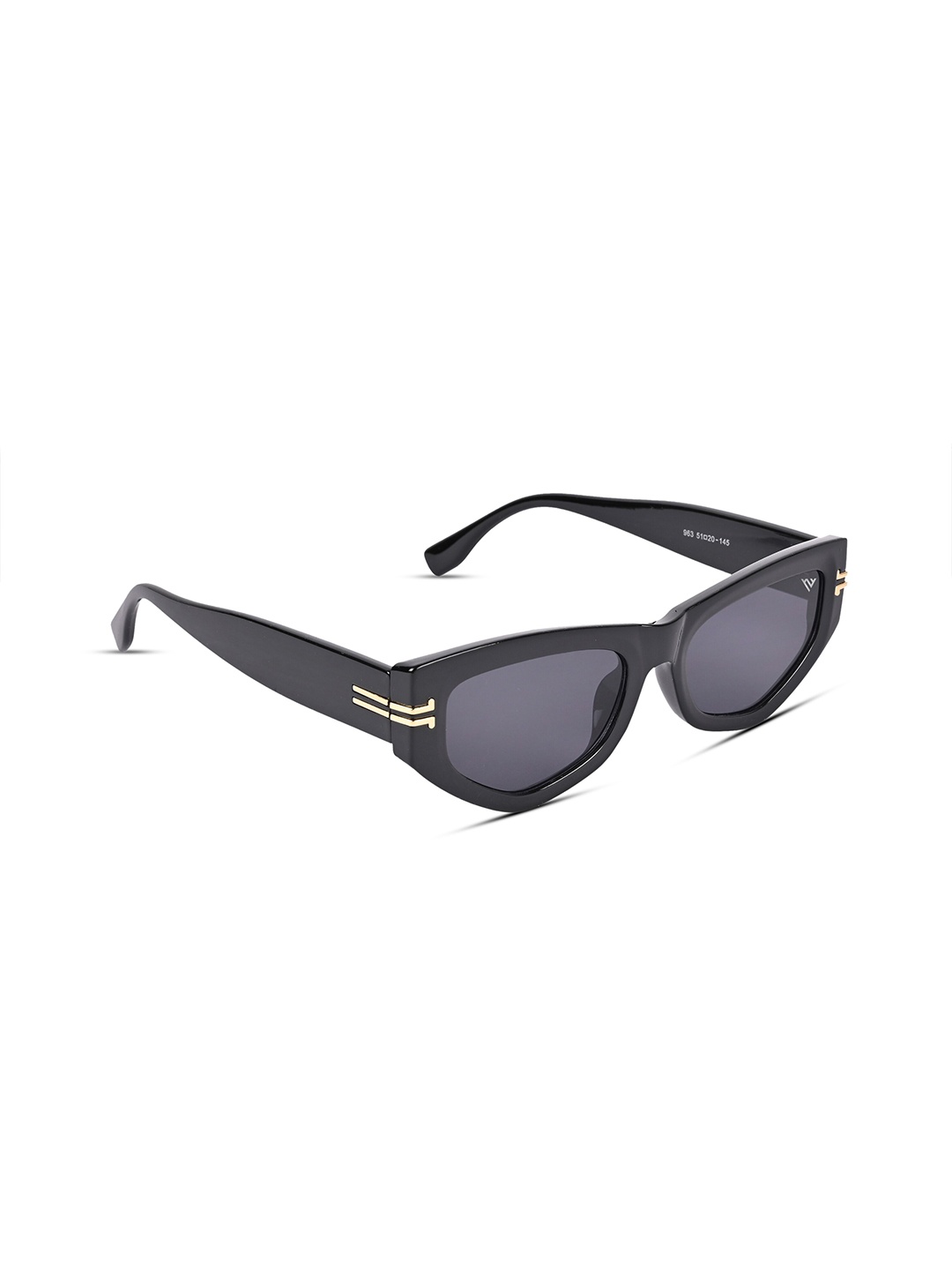 

Voyage Lens & Oval Sunglasses With UV Protected Lens, Black
