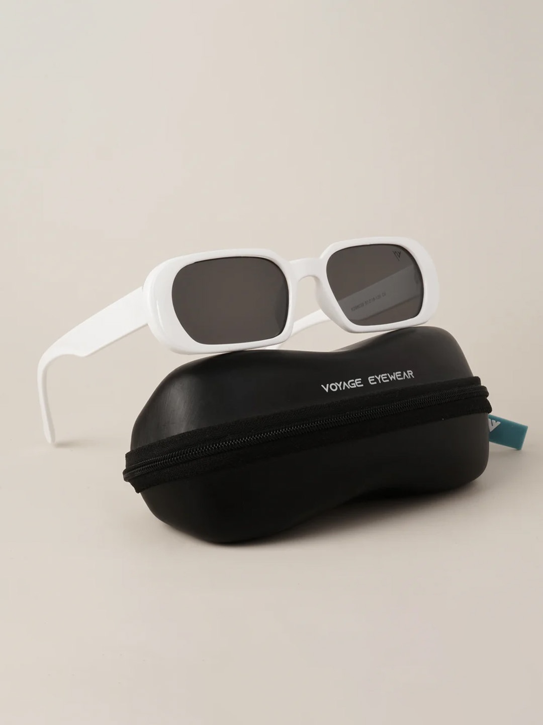 

Voyage Rectangle Sunglasses with UV Protected Lens 98039MG3599ZZ, Black