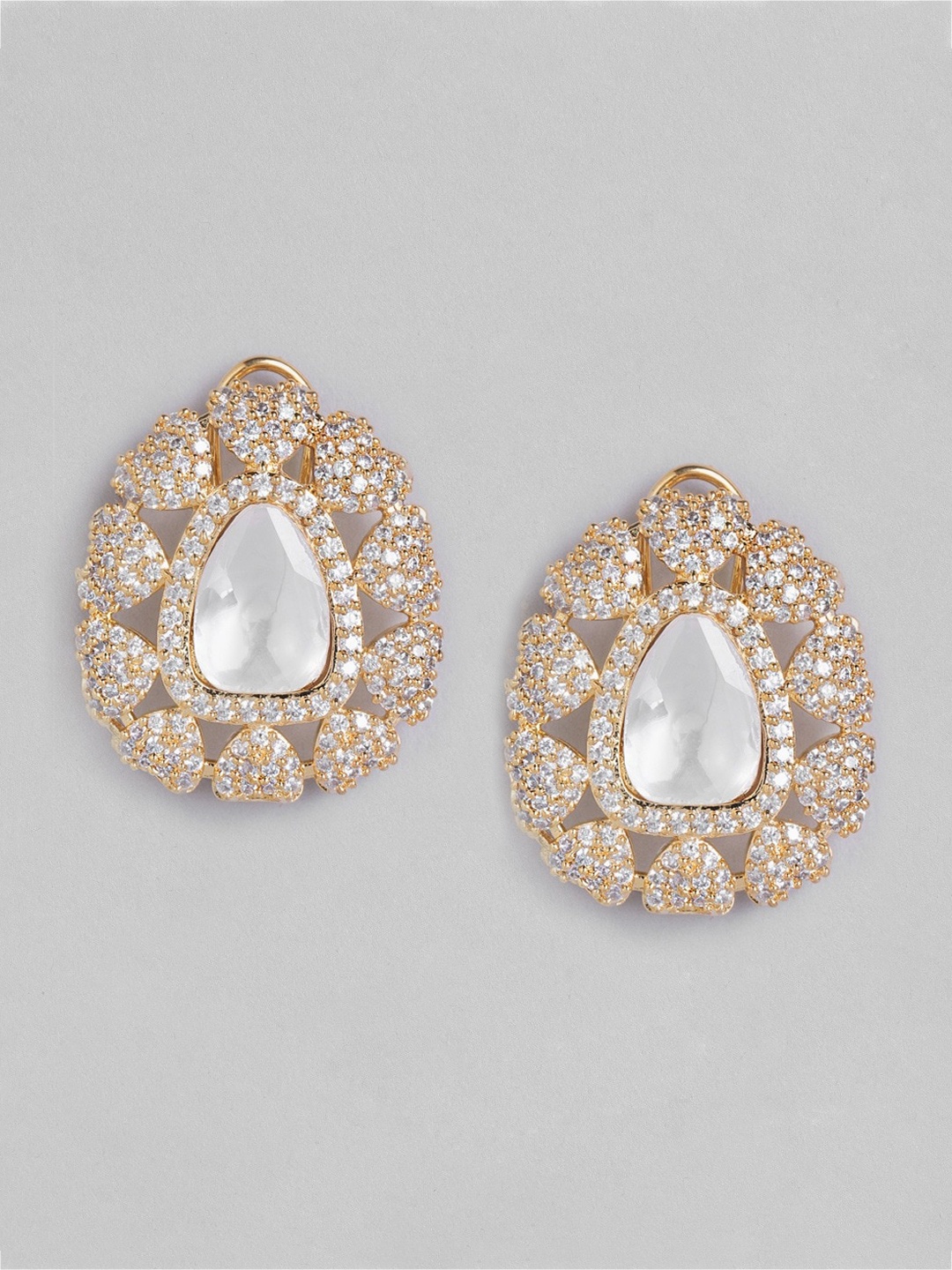 

MIDASKART Gold-Plated Classic Studs Earrings