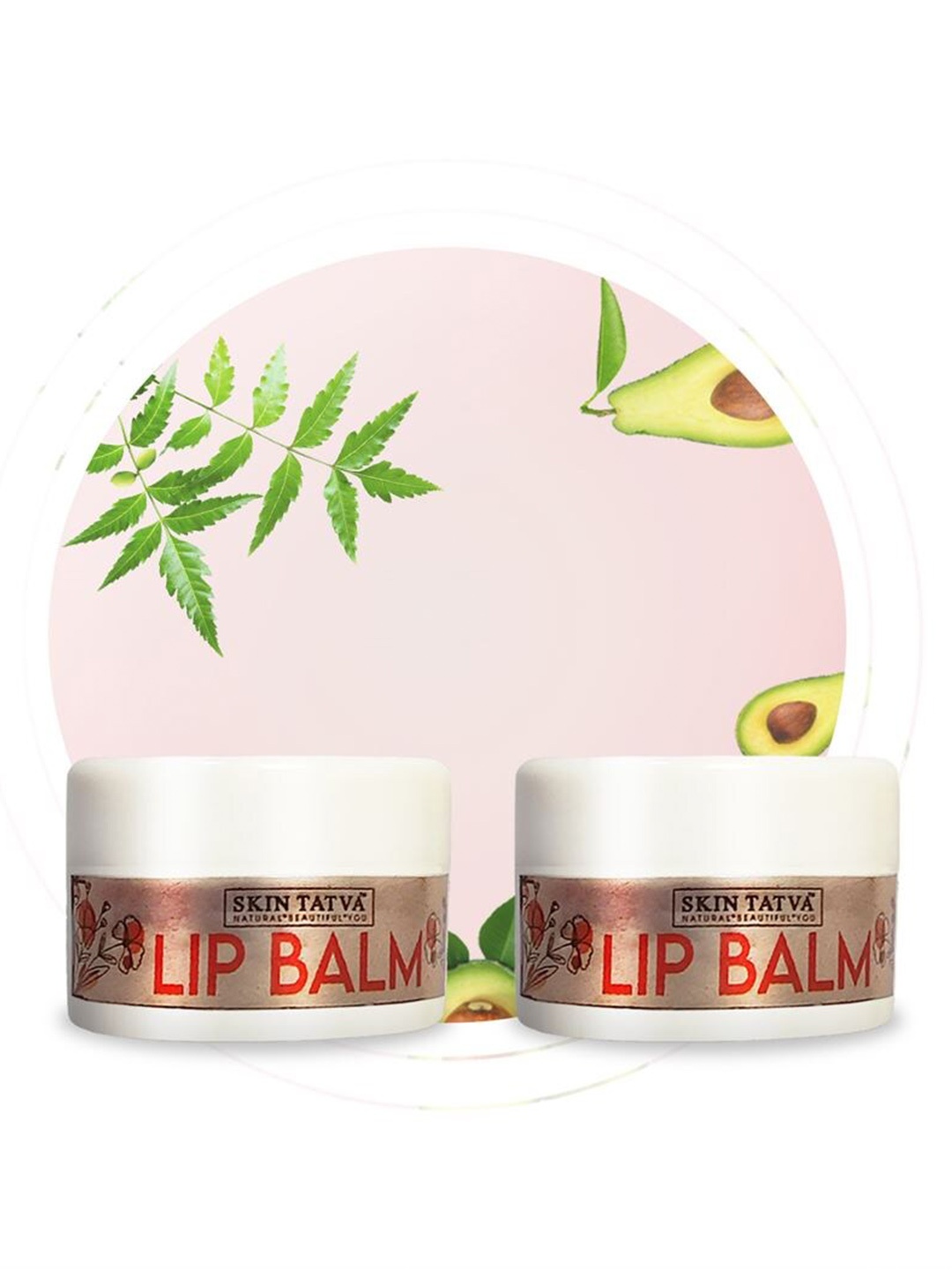 

Skin Tatva Set Of 2 Avocado Lip Balm - 15 g Each, White