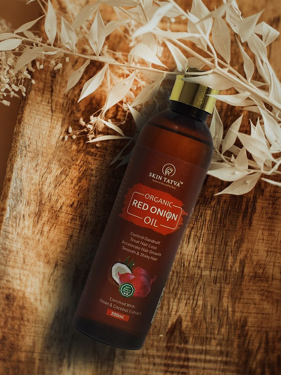 

Skin Tatva Organic Red Onion Hair Oil - 200 ml