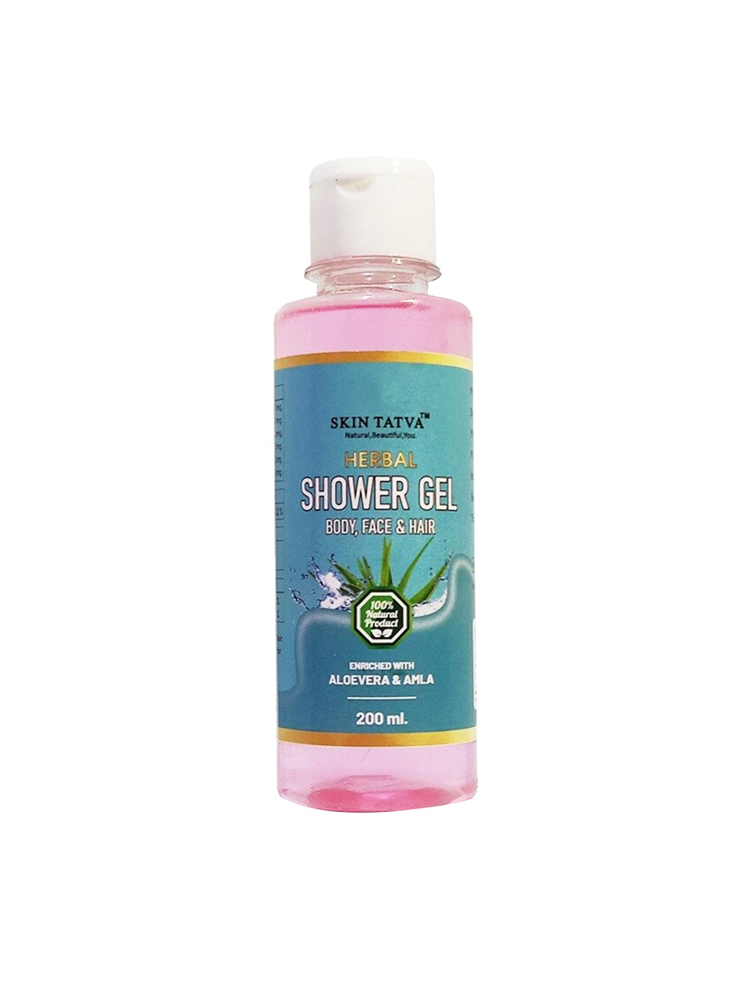 

Skin Tatva Herbal Shower Gel - 200ml, Pink
