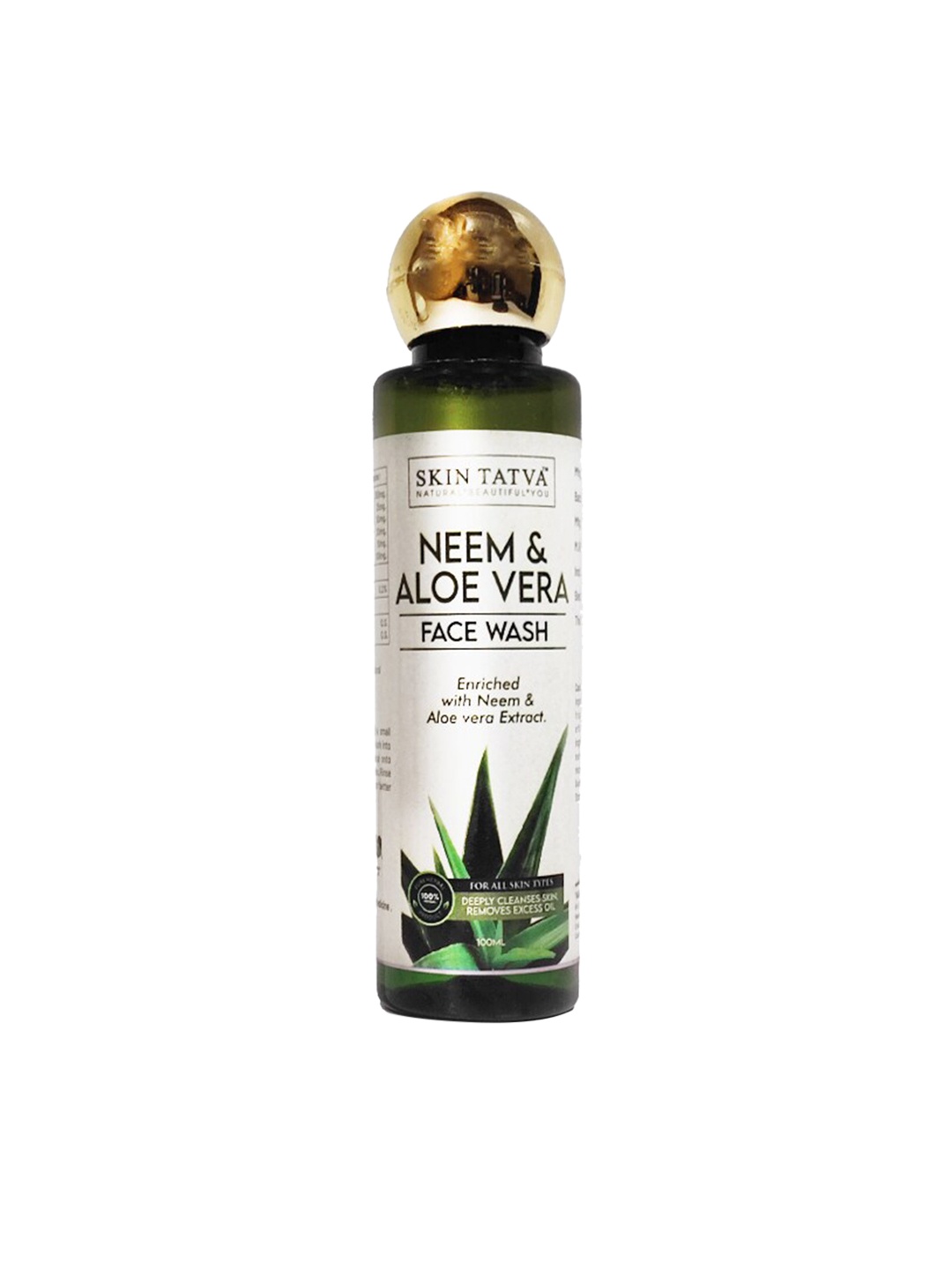 

Skin Tatva Purifying Neem Aloevera Face Wash - 100ml, Green
