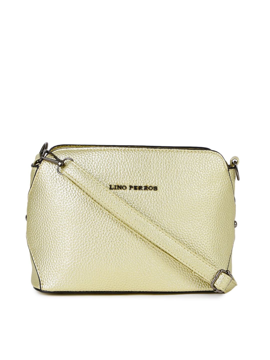 

Lino Perros Gold-Toned Textured Sling Bag