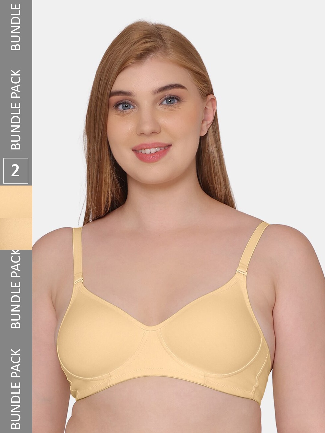 

Tweens Full Coverage Lightly Padded Cotton Bra, Beige