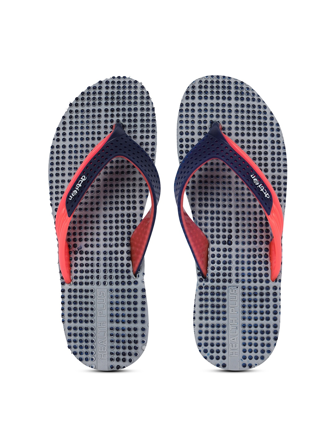 

Action Plus Women Rubber Thong Flip-Flops, Grey