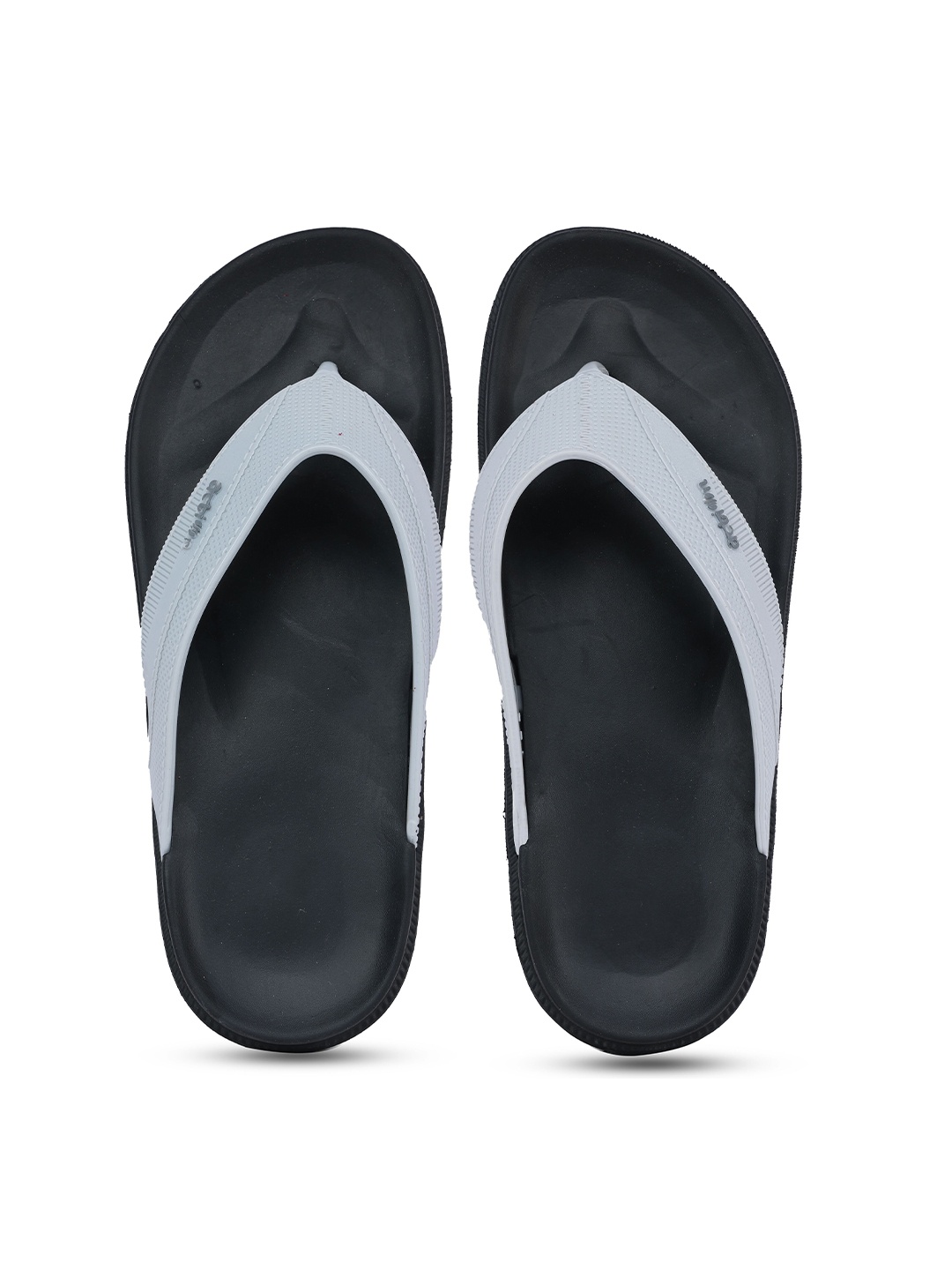 

Action Plus Men Rubber Thong Flip-Flops, Black