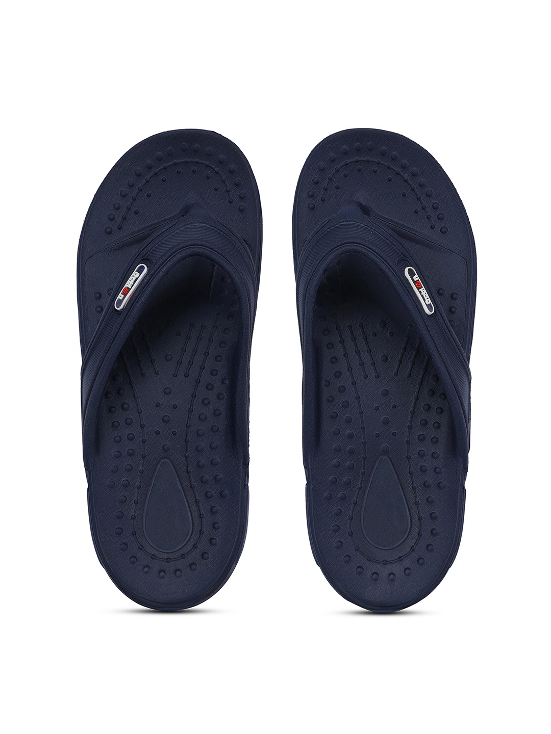 

Action Plus Men Rubber Thong Flip-Flops, Navy blue