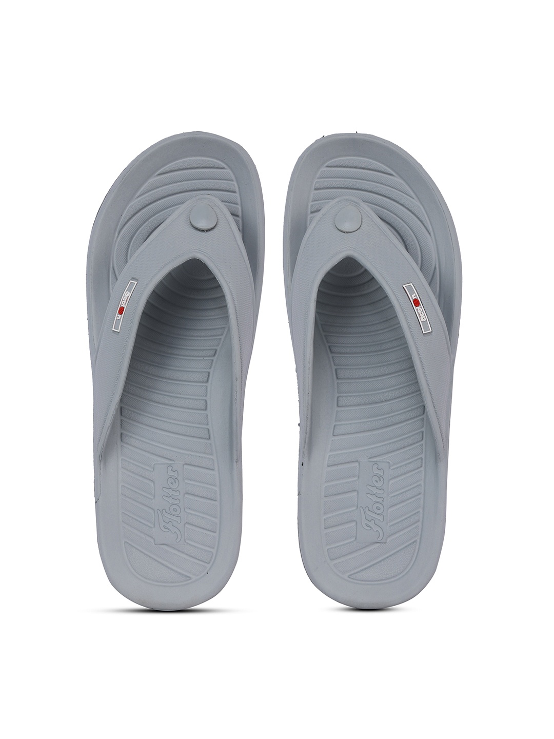 

Action Plus Men Rubber Thong Flip-Flops, Grey