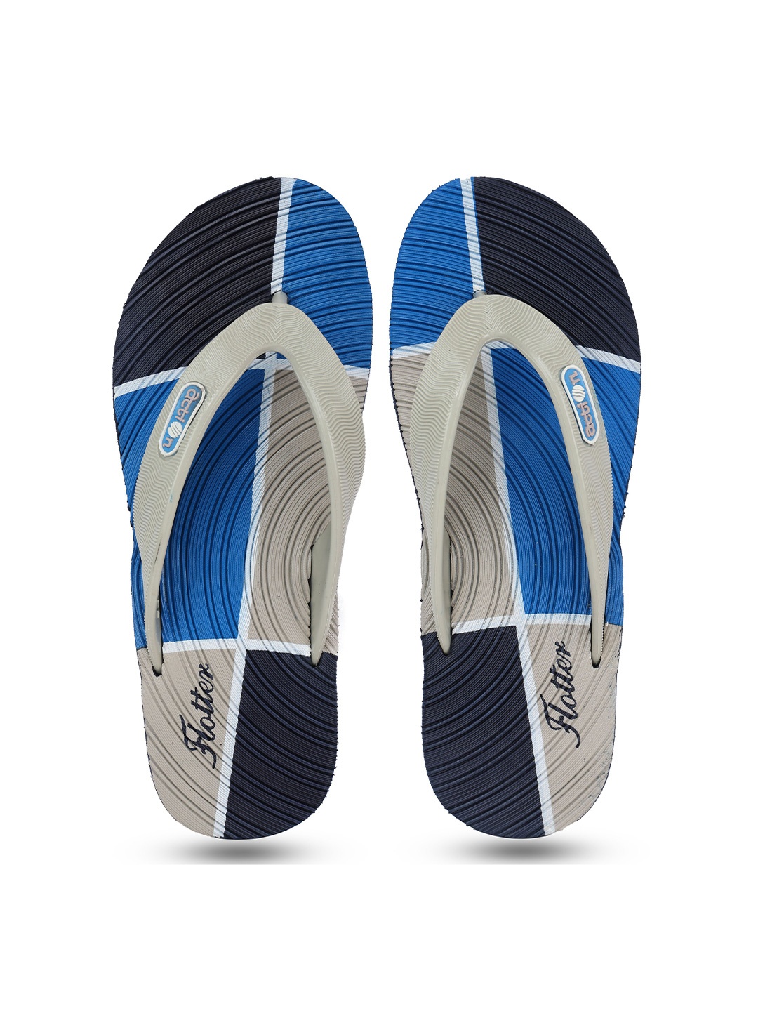 

Action Plus Men Colourblocked Rubber Thong Flip-Flops, Blue