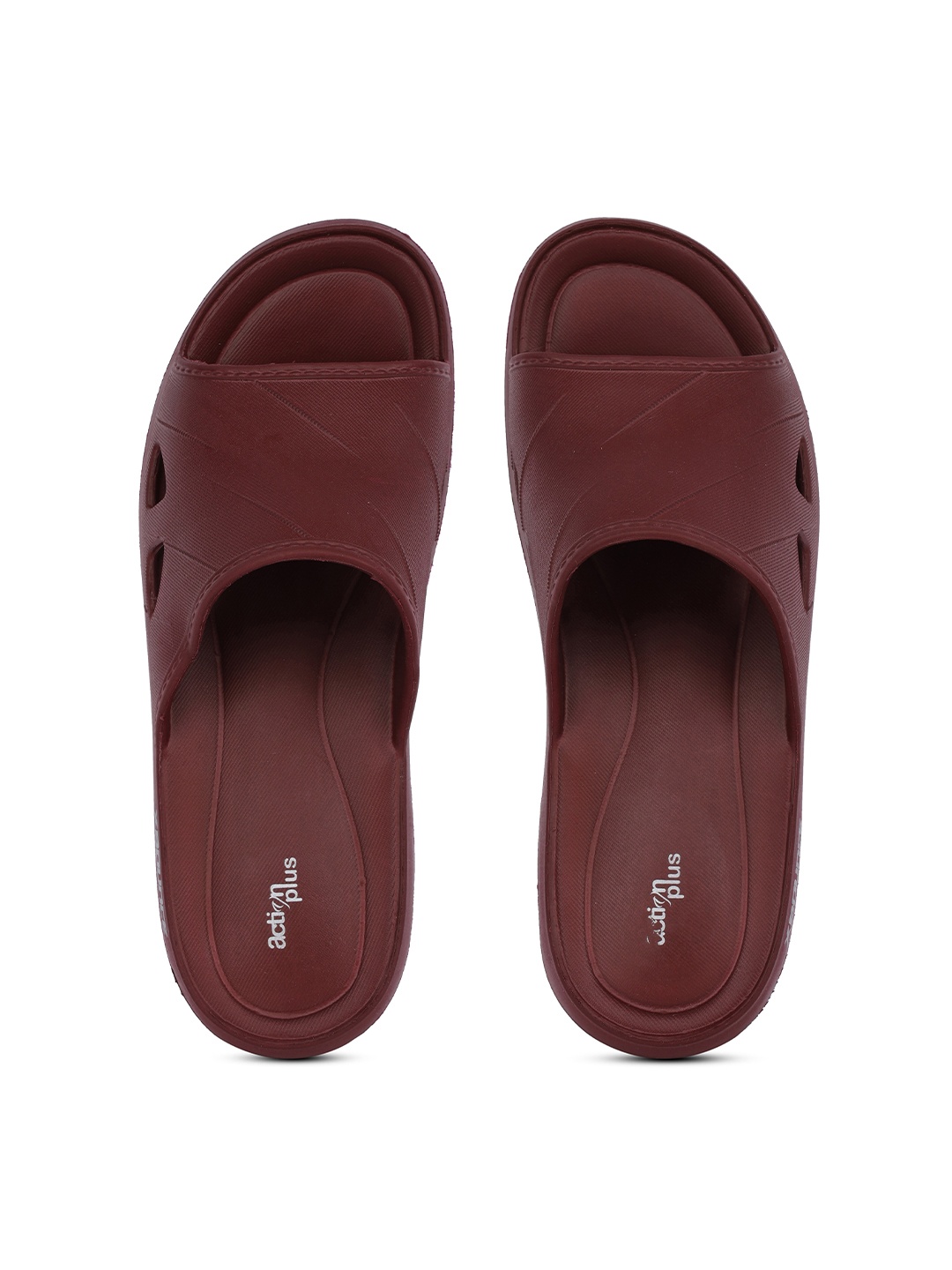 

Action EVA Flotter Women Rubber Sliders, Maroon