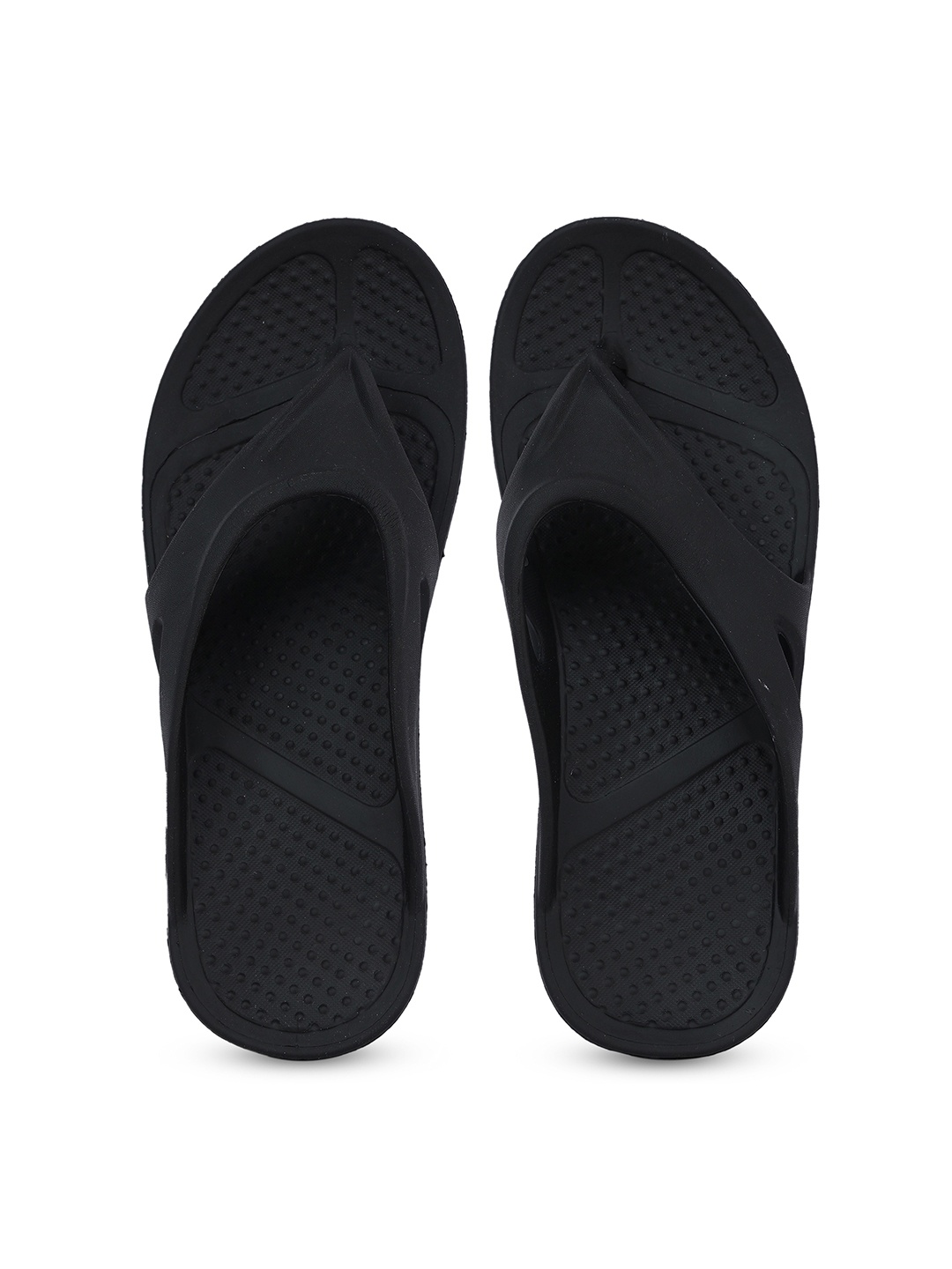 

Action EVA Flotter Women Rubber Thong Flip-Flops, Black