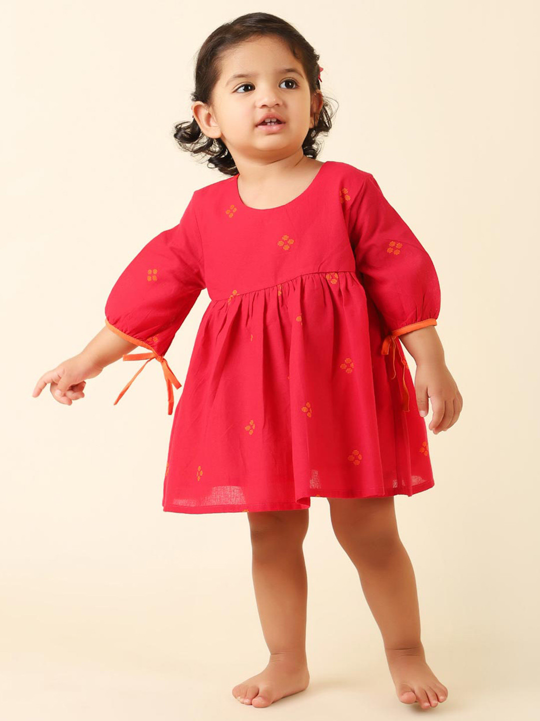 

Fabindia Magenta Dress