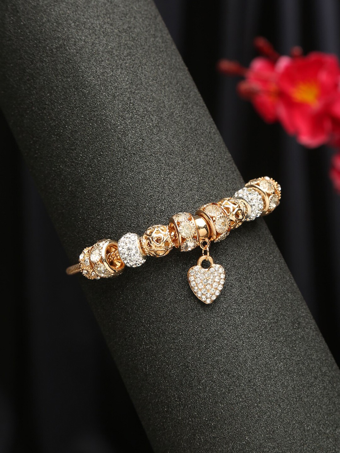 

YouBella Women Gold-Plated Charm Bracelet