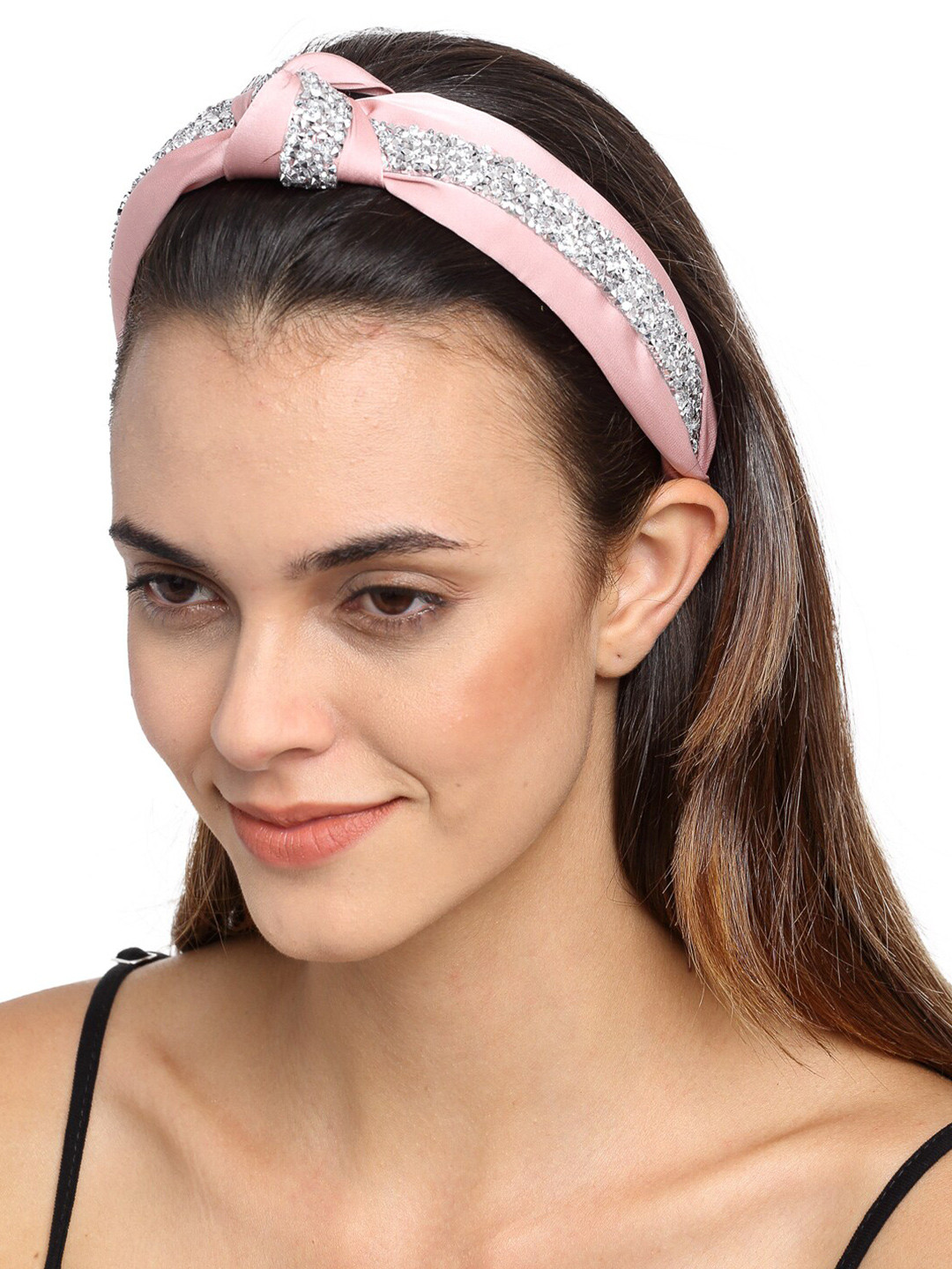

YouBella Women Embellished Hairband, Pink