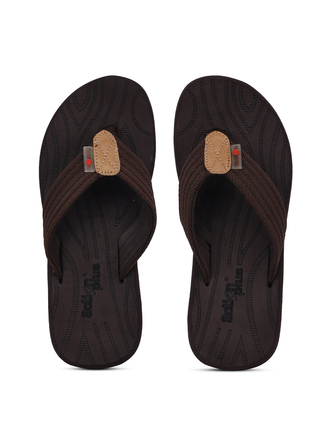 

Action EVA Flotter Men Rubber Thong Flip-Flops, Brown