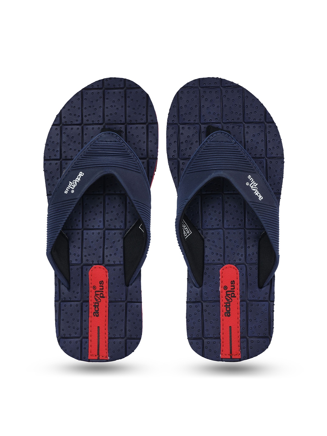 

Action EVA Flotter Men Self Design Thong Flip-Flops, Navy blue