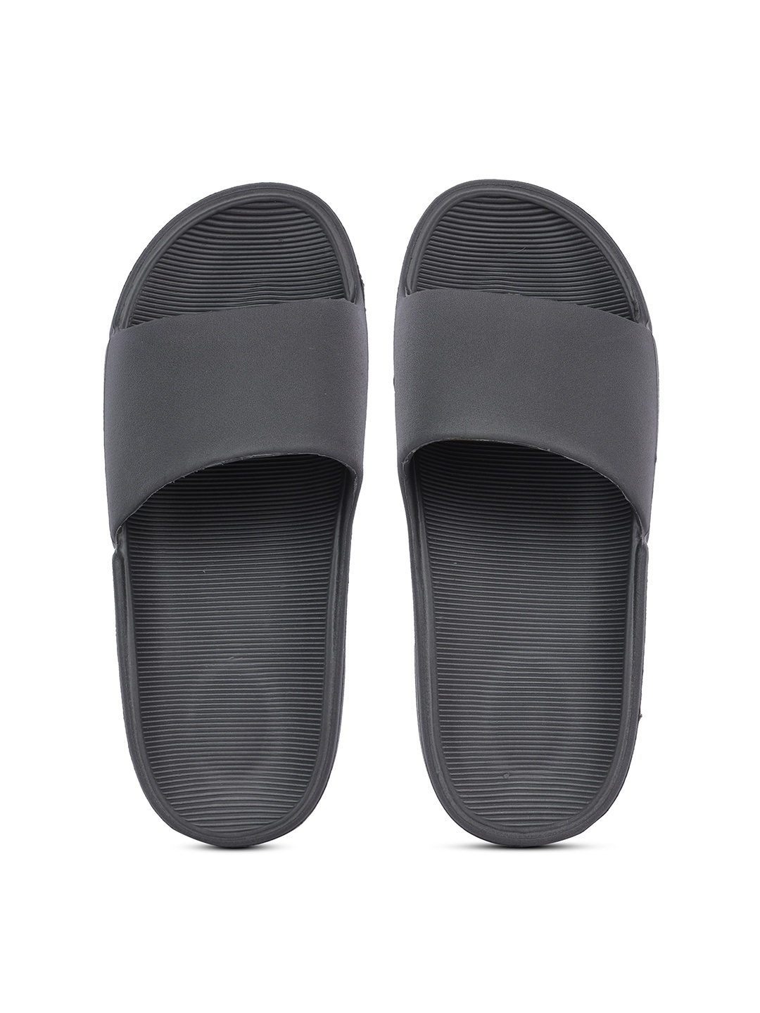 

Action EVA Flotter Men Rubber Sliders, Grey