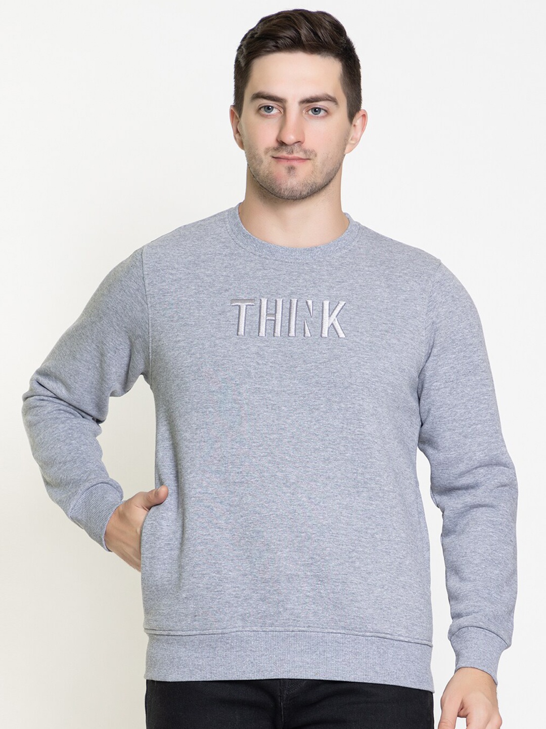 

RVK Men Sweatshirt, Grey