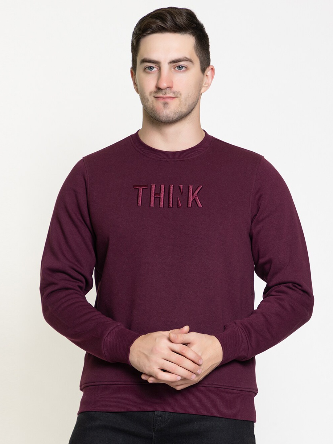 

RVK Men Sweatshirt, Burgundy