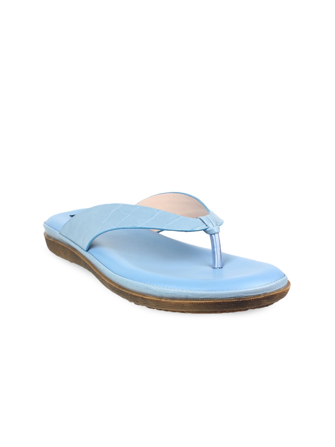 

Sherrif Shoes Women No Back Strap Open Toe Flats, Blue