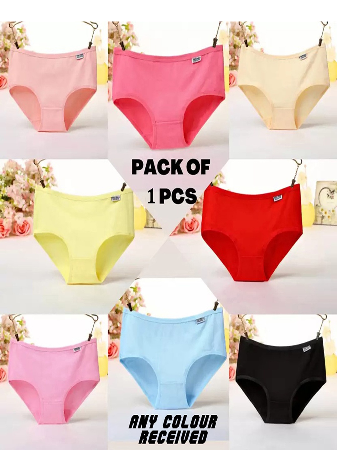 

AROUSY Women Assorted Mid-Rise Hipsters Briefs