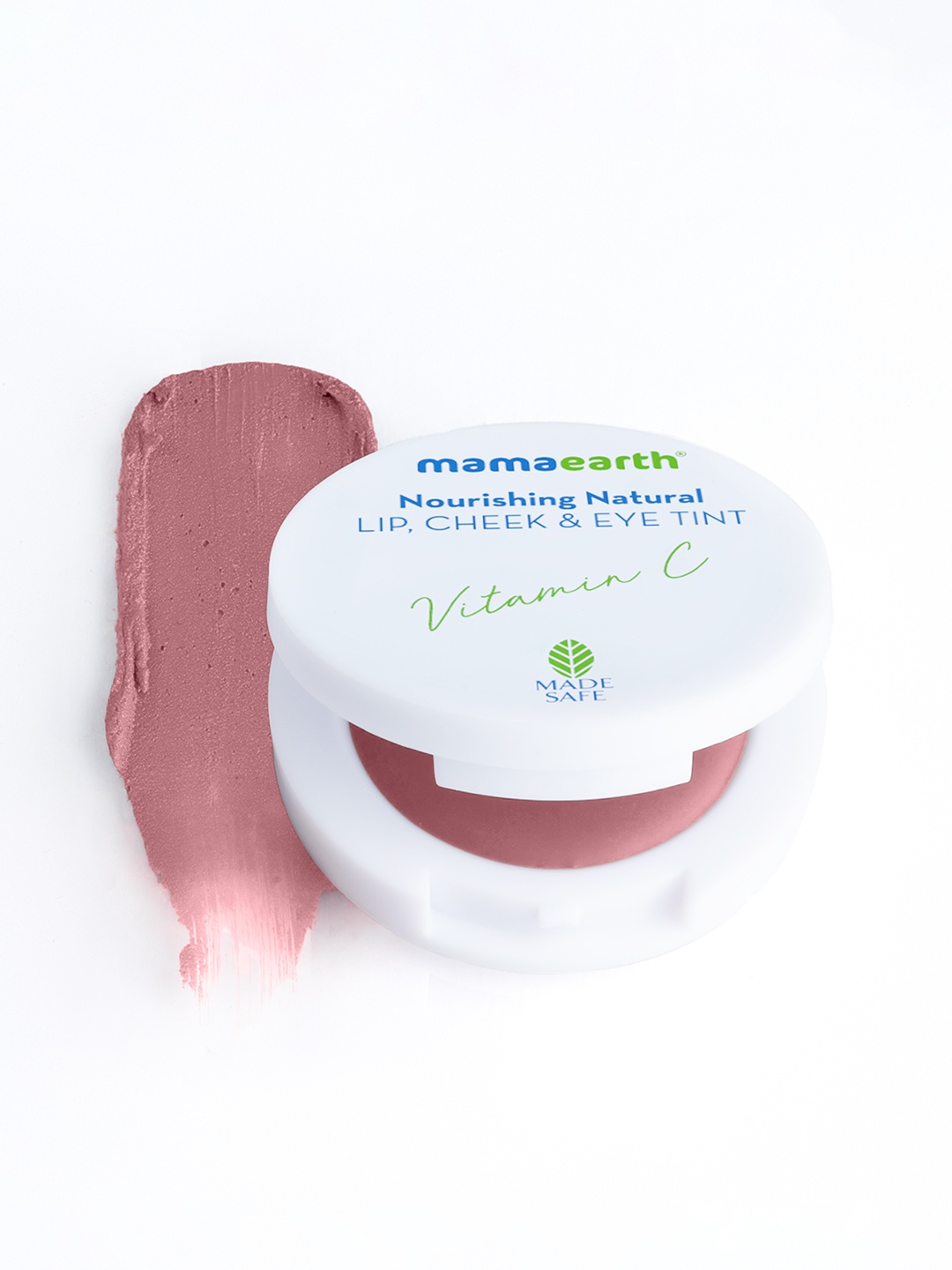 

Mamaearth Nourishing Natural Lip Cheek & Eye Tint with with Vitamin C 4g - Cocoa Nude 02, Coffee brown