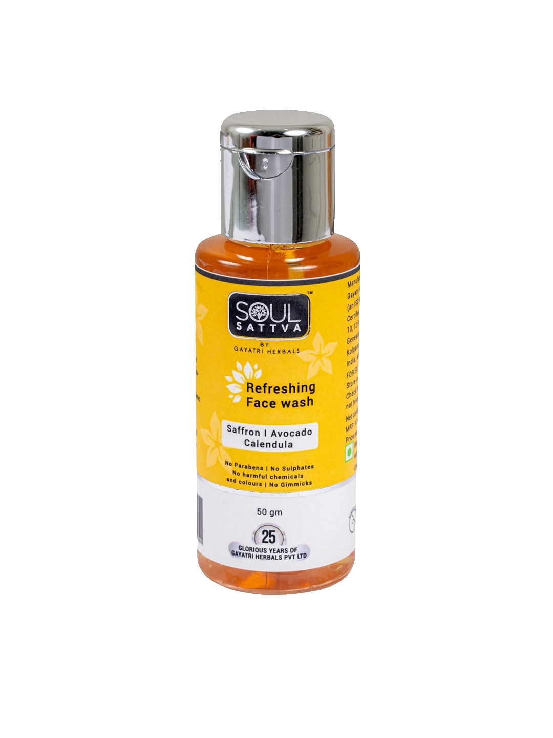 

Soul Sattva Refreshing Face Wash - 50 ml, Yellow