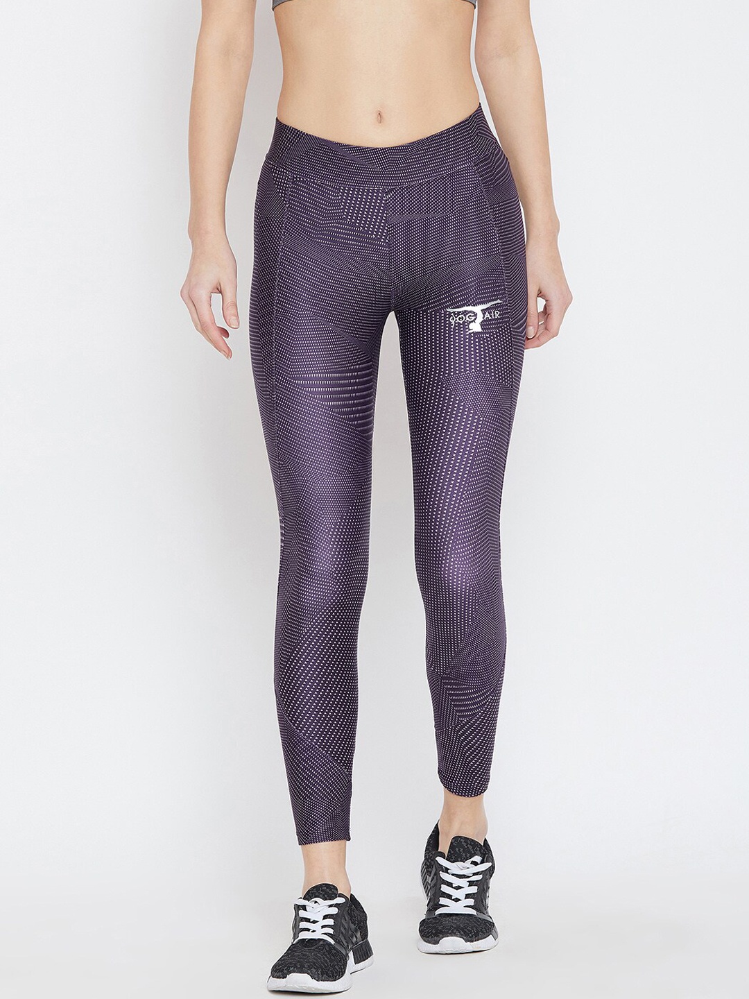 

Bitterlime Women Printed Rapid Dry Training Tights, Blue