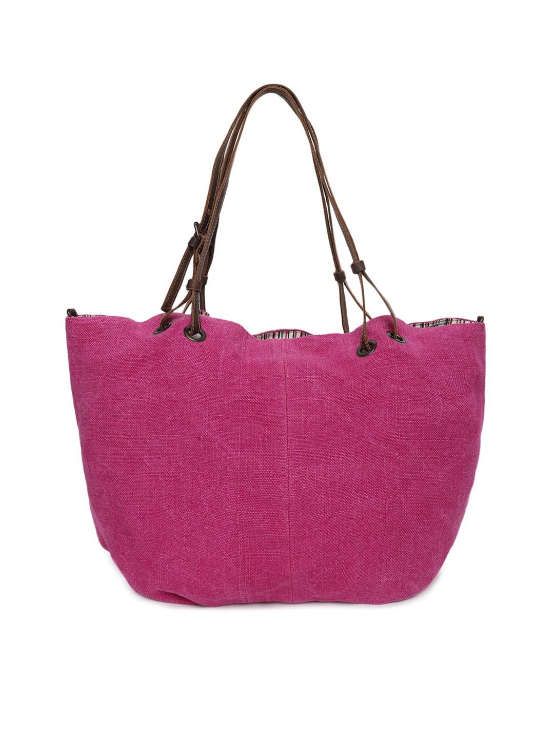 

Fabindia Textured Oversized Shopper Shoulder Bag, Pink