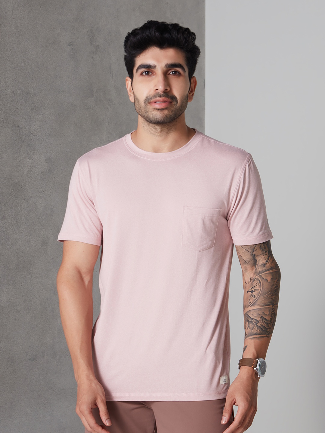 

Gloot Men Anti Odor Super Soft Sports T-shirt with Sun Protection, Lavender