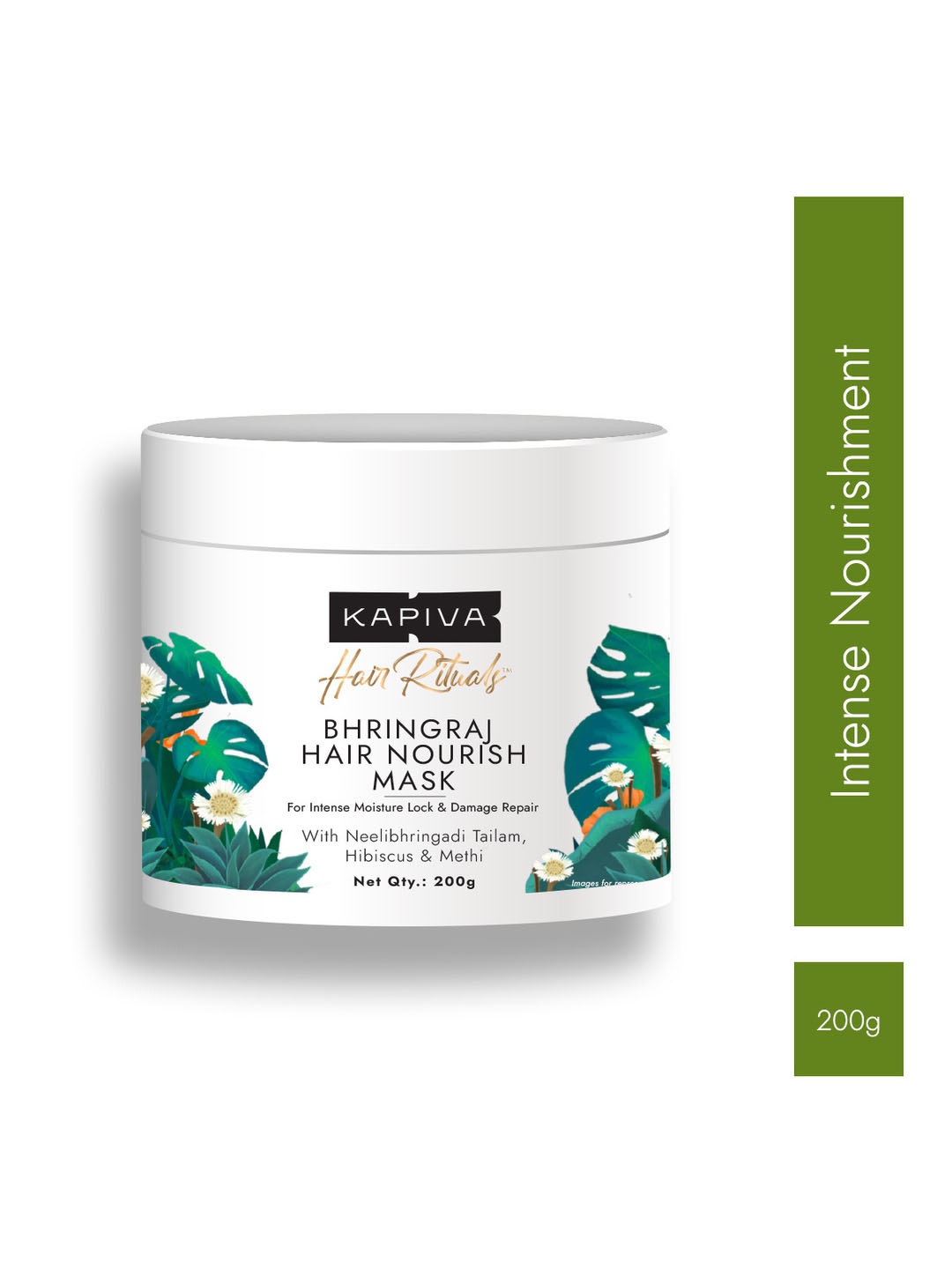 

Kapiva Bhringraj Hair Nourish Mask- 200 g, White