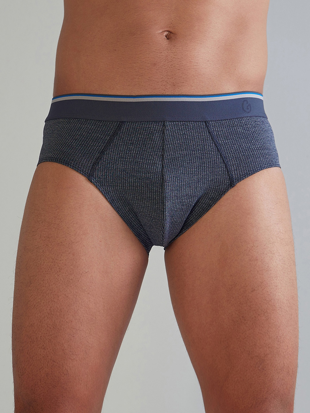 

Gloot Men Anti-Odour & Anti Microbial Basic Briefs with Anti Odour, Navy blue