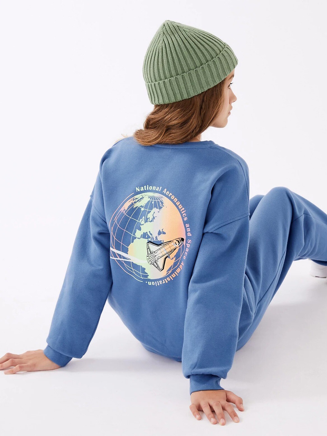

Marks & Spencer Girls Sweatshirt, Blue