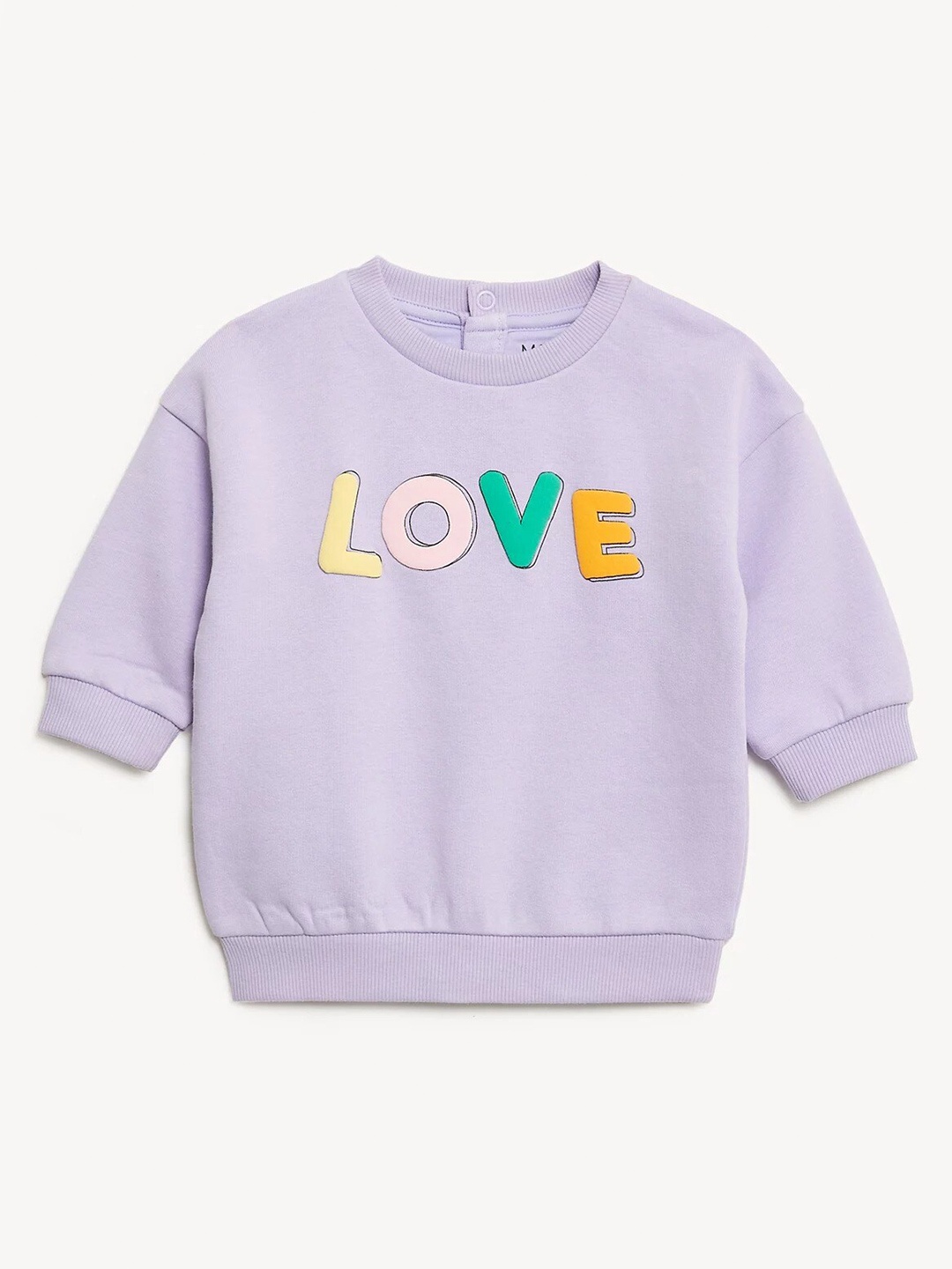 

Marks & Spencer Girls Printed Sweatshirt, Purple