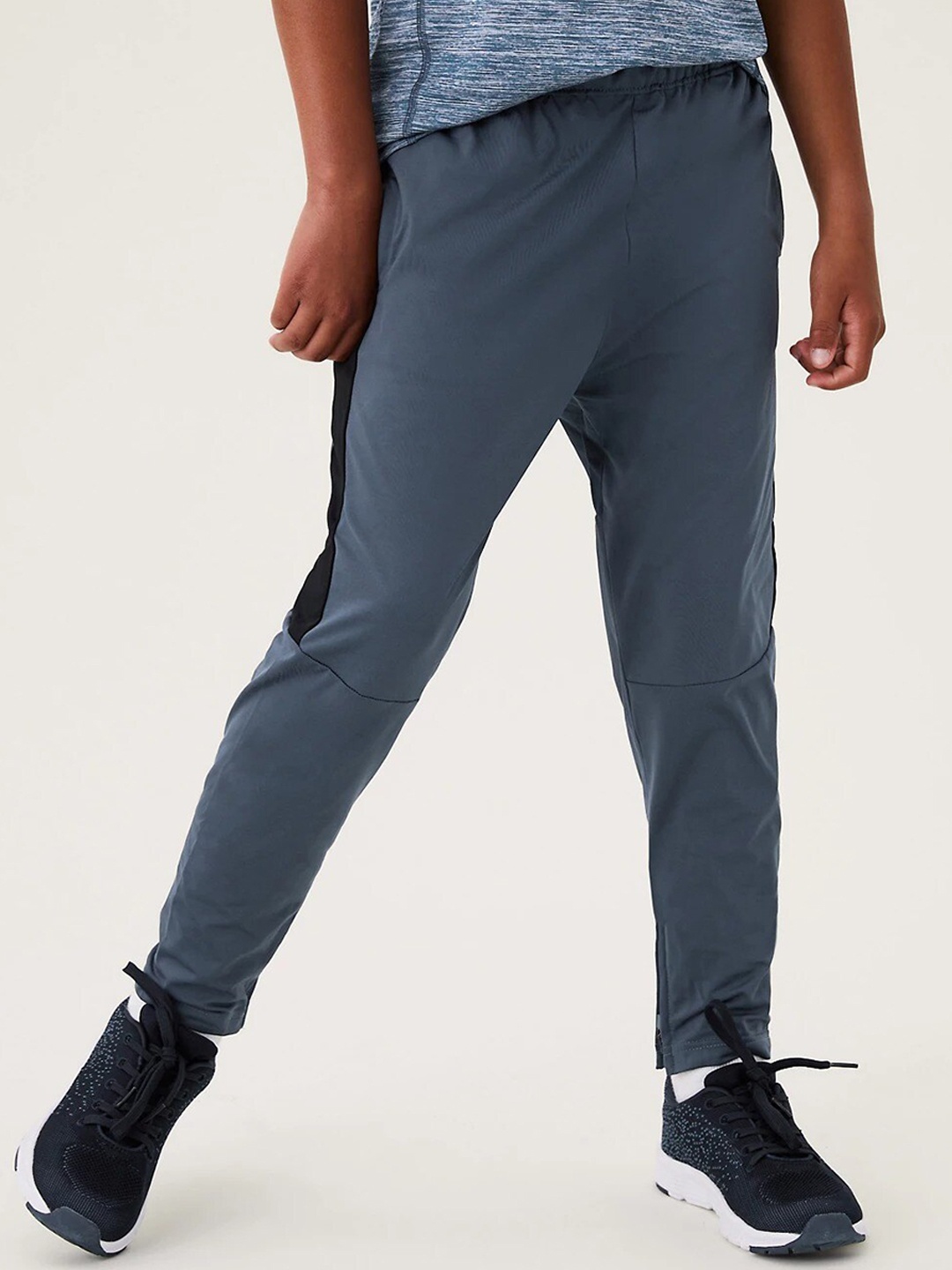 

Marks & Spencer Boys High-Rise Trousers, Blue