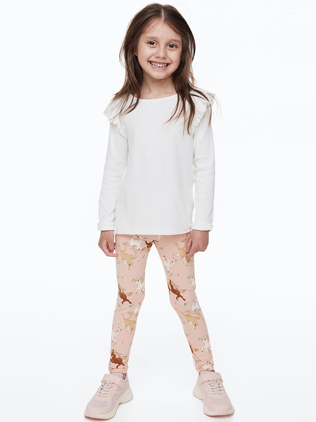 

H&M Girls Leggings, Pink