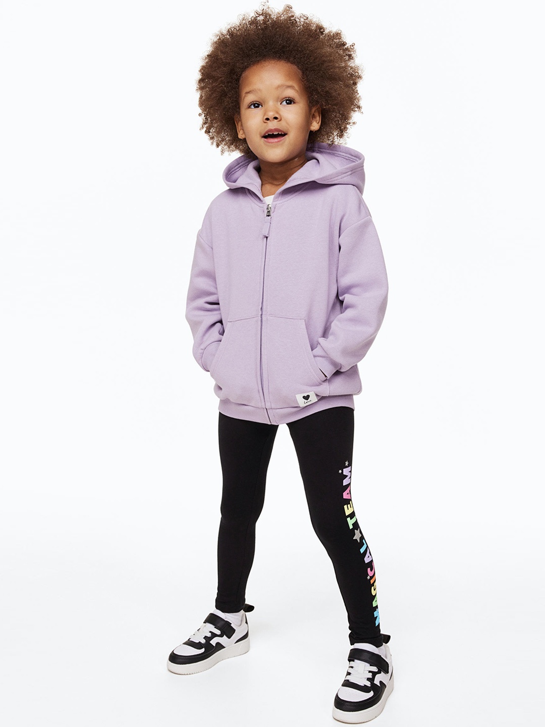 

H&M Girls Leggings, Black