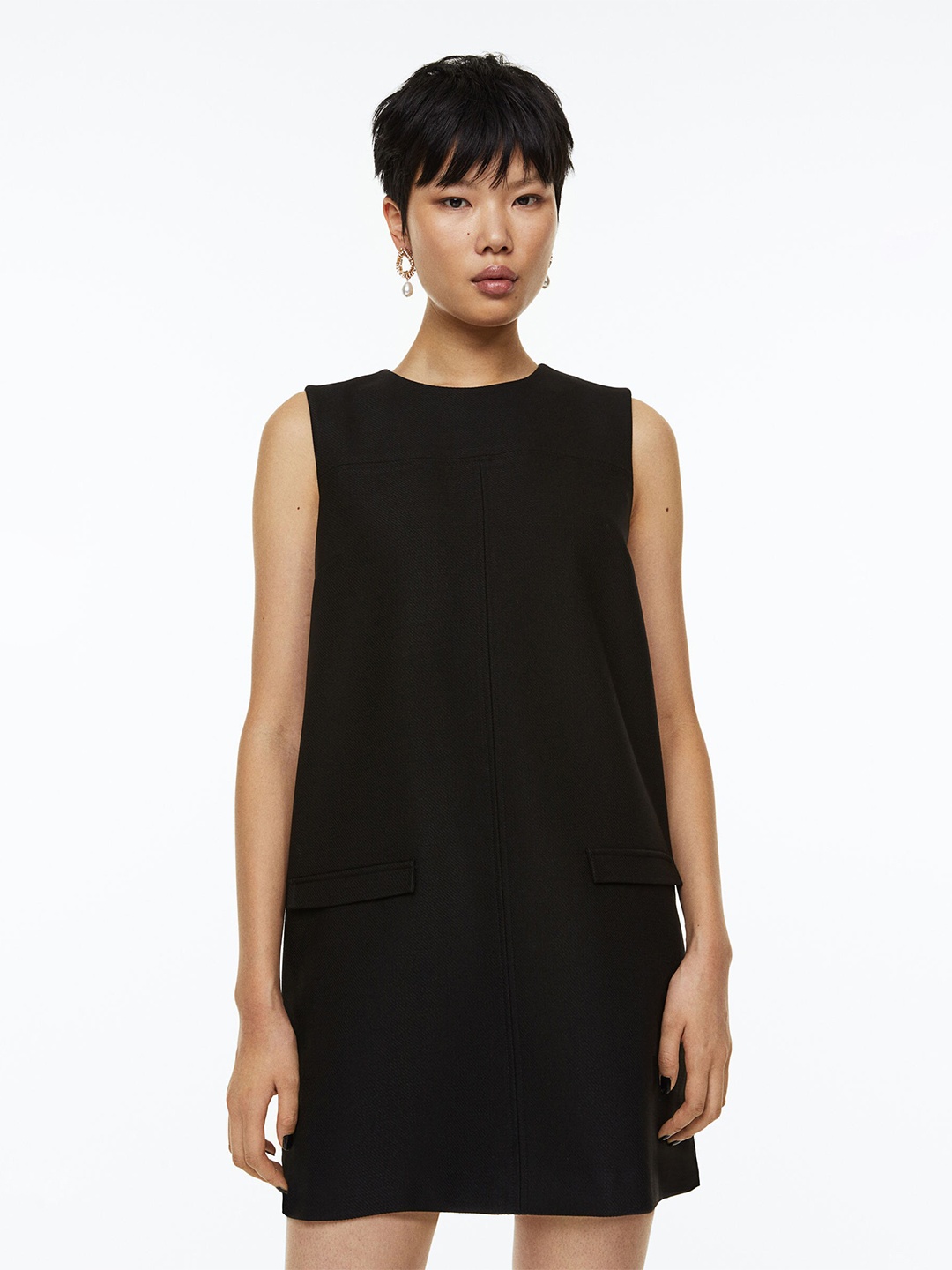 

H&M Sleeveless Mini Dress, Black
