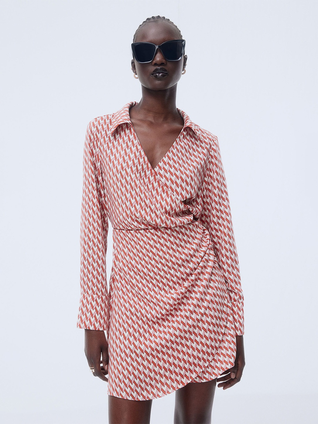 

H&M Wrap Dress, Red