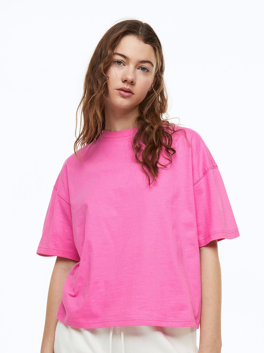 

H&M Women Oversized T-shirt, Pink