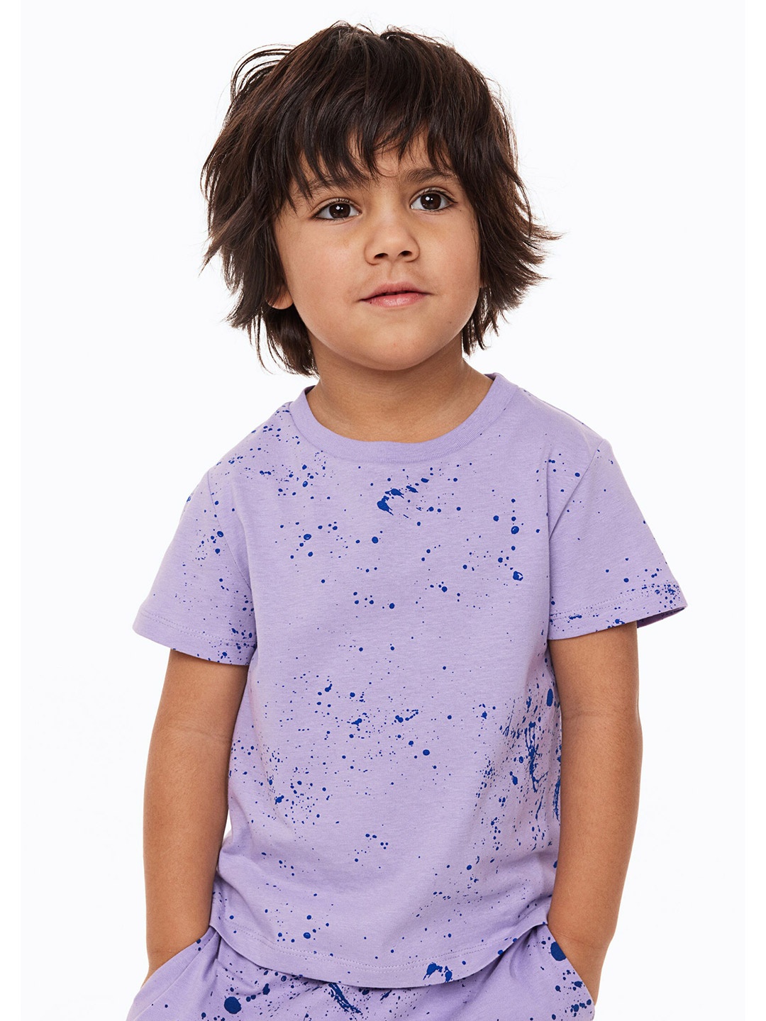 

H&M Boys Cotton Jersey T-shirt, Purple