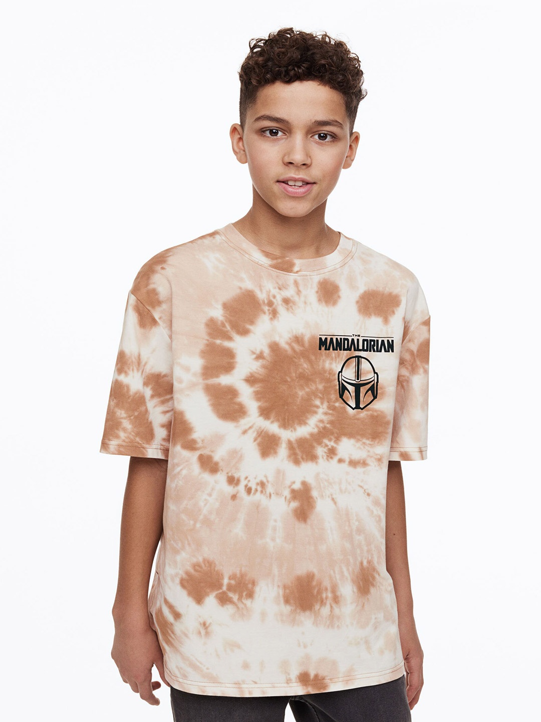

H&M Boys Printed T-shirt, Brown